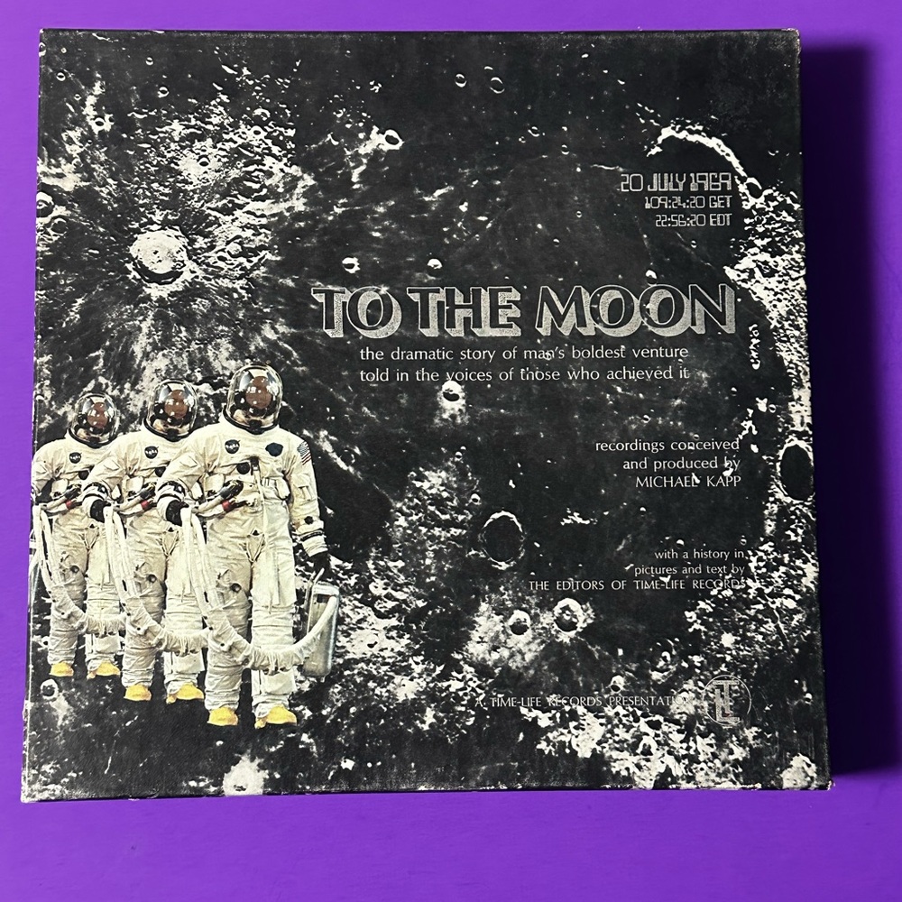 To The Moon- the story in pictures and text Time- Life Records vinyl record set